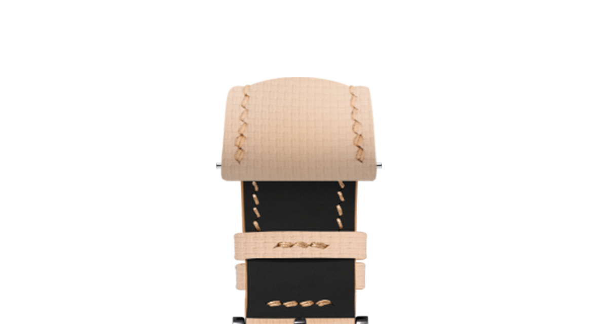 Cream Sailcloth Signature Strap - Handcrafted Leather Watch Strap