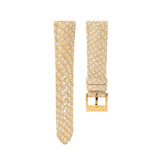 Delugs Gilded White Salmon Signature Strap Handcrafted Leather Watch Strap