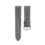 Delugs Light Grey Nubuck Strap for Cartier Santos-Dumont Handcrafted Leather Watch Strap