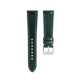 Delugs Green Shell Cordovan Slim Strap Handcrafted Leather Watch Strap