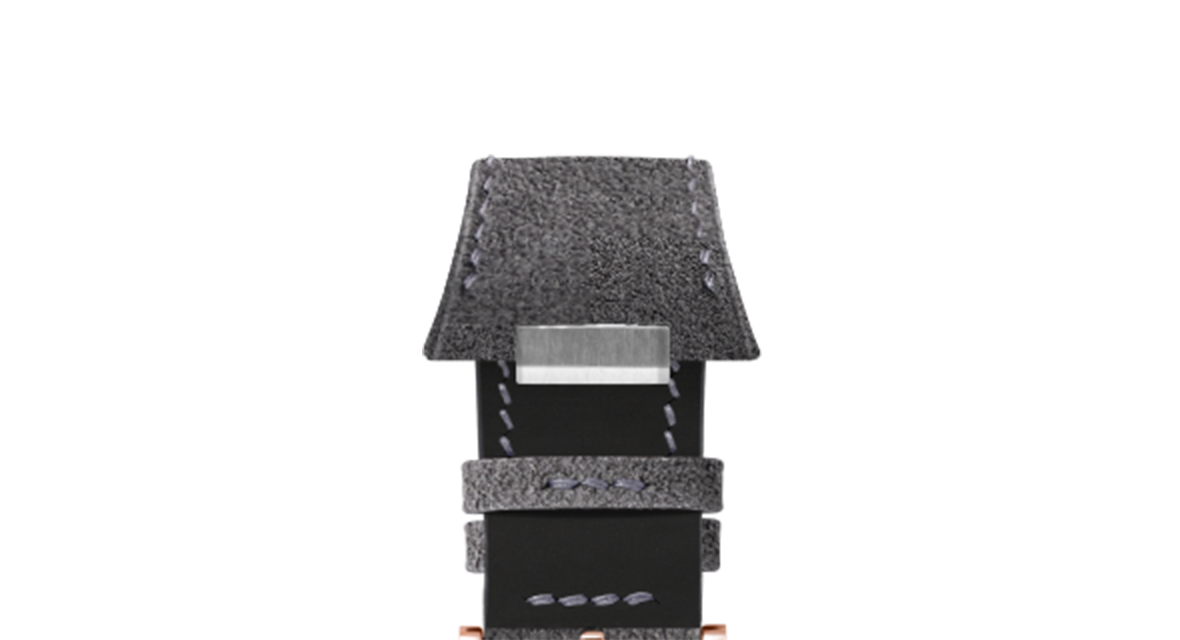 Dark Grey Alcantara Strap for Tissot PRX - Handcrafted Leather