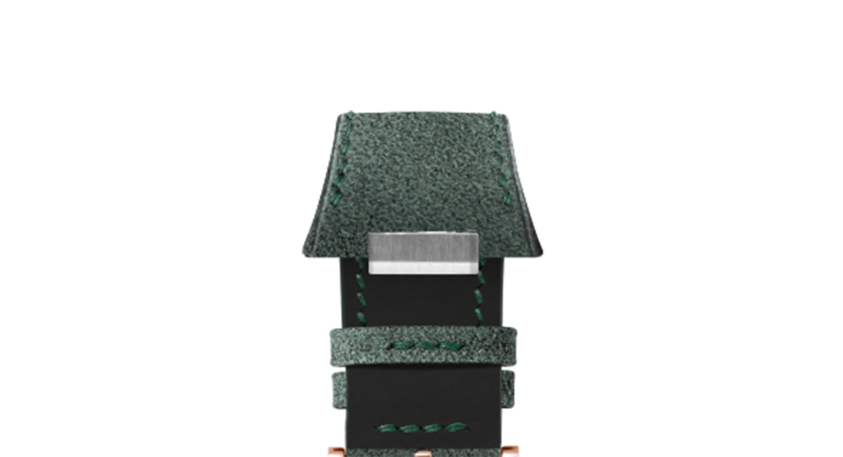 Green Alcantara Strap for Tissot PRX - Handcrafted Leather | Delugs