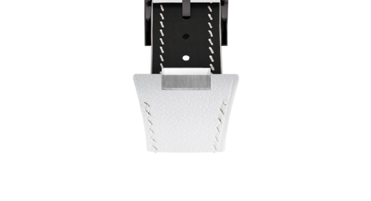 White Chevre Strap for Tissot PRX - Handcrafted Leather | Delugs