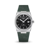 Delugs Green Alcantara Strap for Tissot PRX Handcrafted Leather Watch Strap