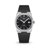 Delugs Black CTS Rubber Strap for Tissot PRX Rubber Watch Strap