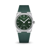 Delugs Emerald Green CTS Rubber Strap for Tissot PRX Rubber Watch Strap