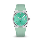 Delugs Mint Green CTS Rubber Strap for Tissot PRX Rubber Watch Strap