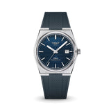 Delugs Navy CTS Rubber Strap for Tissot PRX Rubber Watch Strap