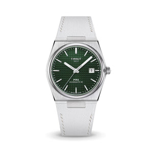 White Chevre Strap for Tissot PRX