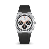 Delugs Black CTS Rubber Strap for Tissot PRX Chronograph Rubber Watch Strap
