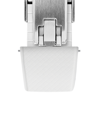 White Tropical CTS Rubber Strap - Rubber Watch Strap · 18-22mm