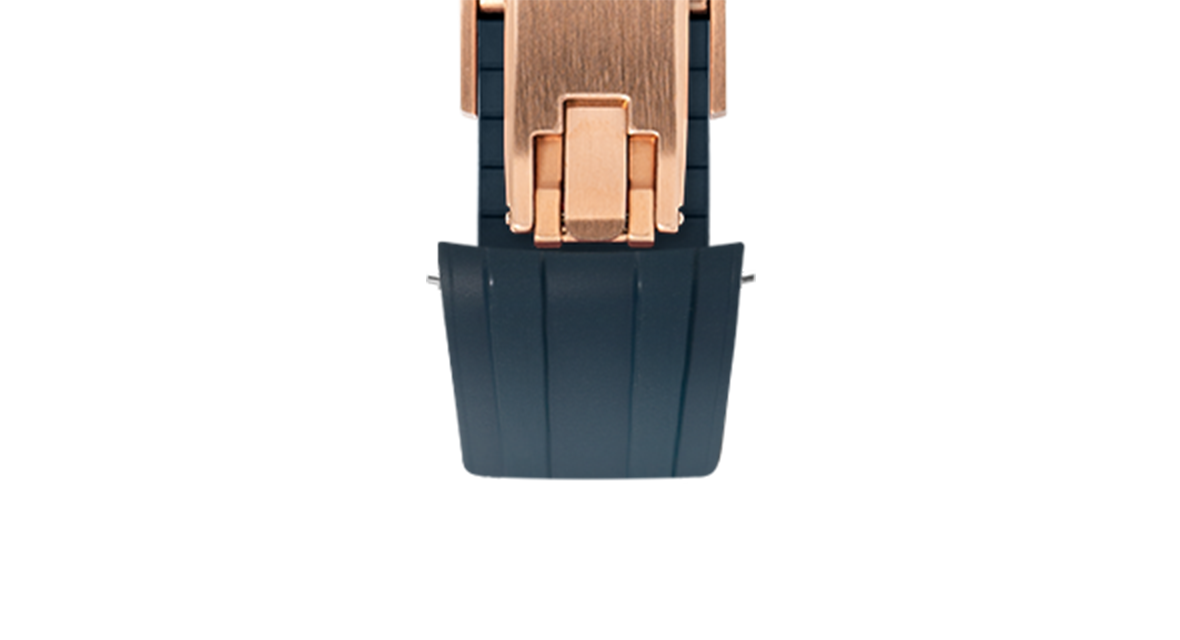 Navy CTS Rubber Strap for Tudor BB58 - Rubber Watch Strap | Delugs