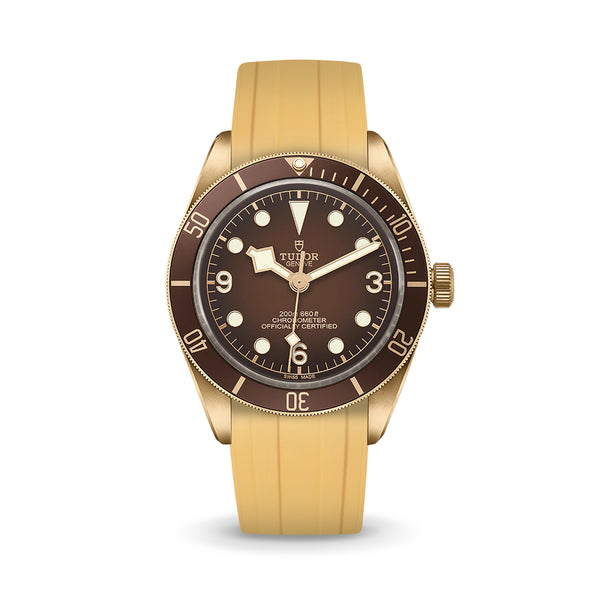 Gold CTS Rubber Strap for Tudor BB58 - Rubber Watch Strap | Delugs