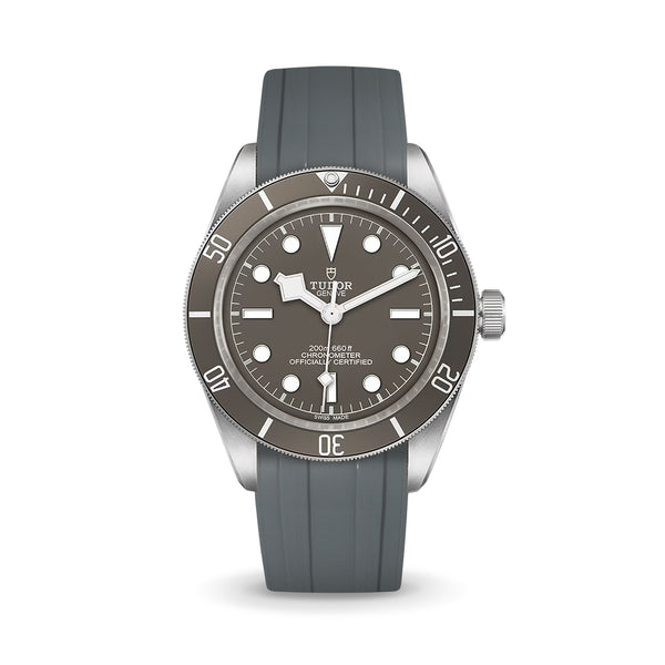 Delugs Grey CTS Rubber Strap for Tudor BB58 Rubber Watch Strap