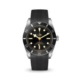 Delugs Black CTS Rubber Strap for Tudor BB54 Rubber Watch Strap