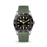Delugs Olive Green CTS Rubber Strap for Tudor BB54 Rubber Watch Strap