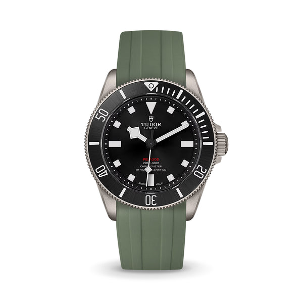 Olive Green CTS Rubber Strap for Tudor Pelagos 39 – Delugs