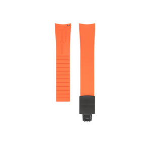 Orange CTS Rubber Strap for Ulysse Nardin Freak X