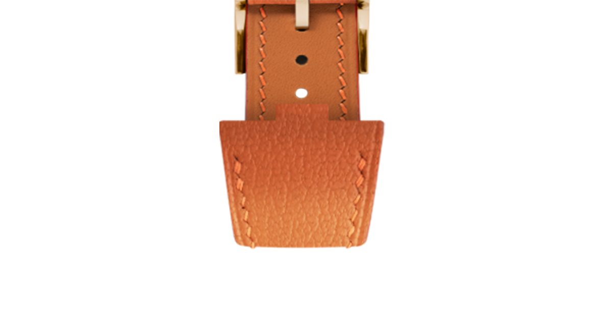Orange Chevre Strap for Vacheron Constantin Overseas - Handcrafted