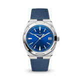 Delugs Navy Saffiano Strap for Vacheron Constantin Overseas Handcrafted Leather Watch Strap