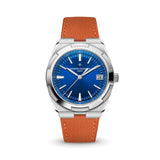 Delugs Orange Chevre Strap for Vacheron Constantin Overseas Handcrafted Leather Watch Strap