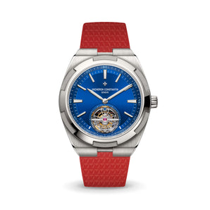 Red CTS Rubber Strap for Vacheron Constantin Overseas