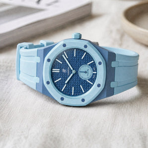 Swatch x AP Royal Pop Lan Ba - wrist mockup
