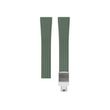 Delugs Olive Green Waffle CTS Rubber Strap Rubber Watch Strap