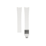Delugs White Curved CTS Rubber Strap Rubber Watch Strap