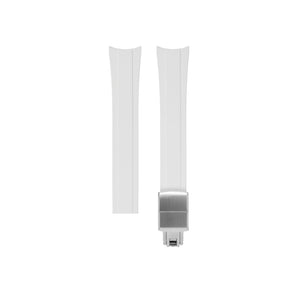 White Semi-Integrated CTS Rubber Strap