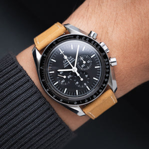Natural Nubuck Slim Strap