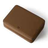 Delugs Zip Box (Eight) - Brown/Light Brown Watch Storage Case