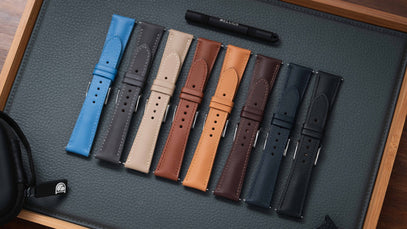 Baranil leather watch straps by Delugs