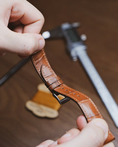 Matte Himalayan Alligator Signature Strap - Delugs