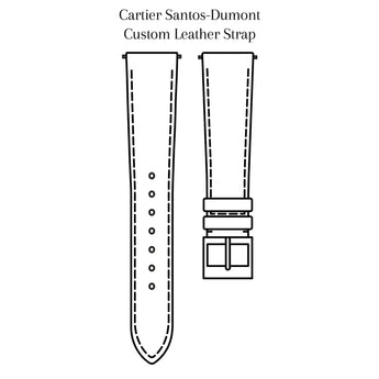 Delugs Custom Watch Strap for Cartier Santos-Dumont - Handcrafted to Order