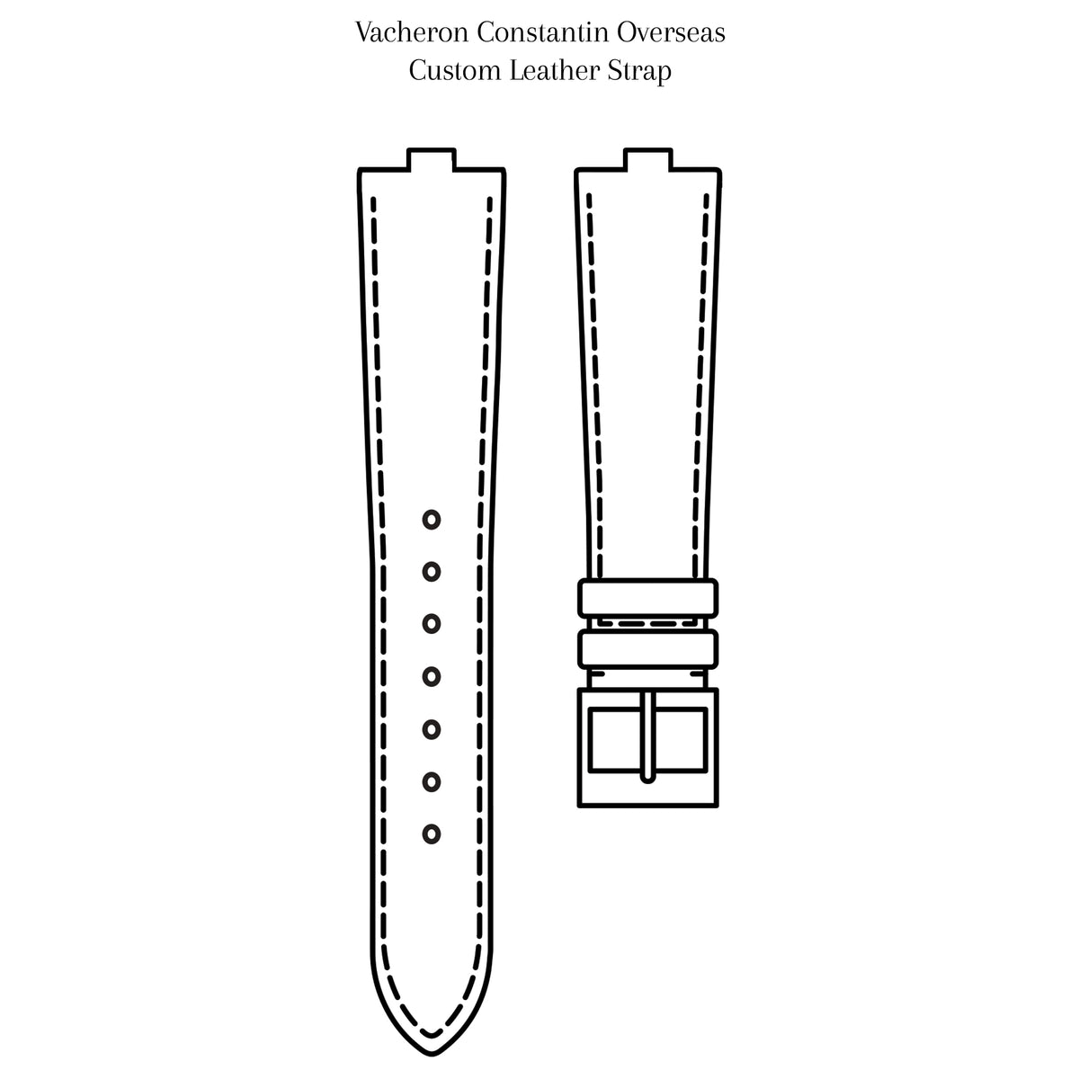 Delugs Custom Watch Strap for Vacheron Constantin Overseas - Handcrafted to Order